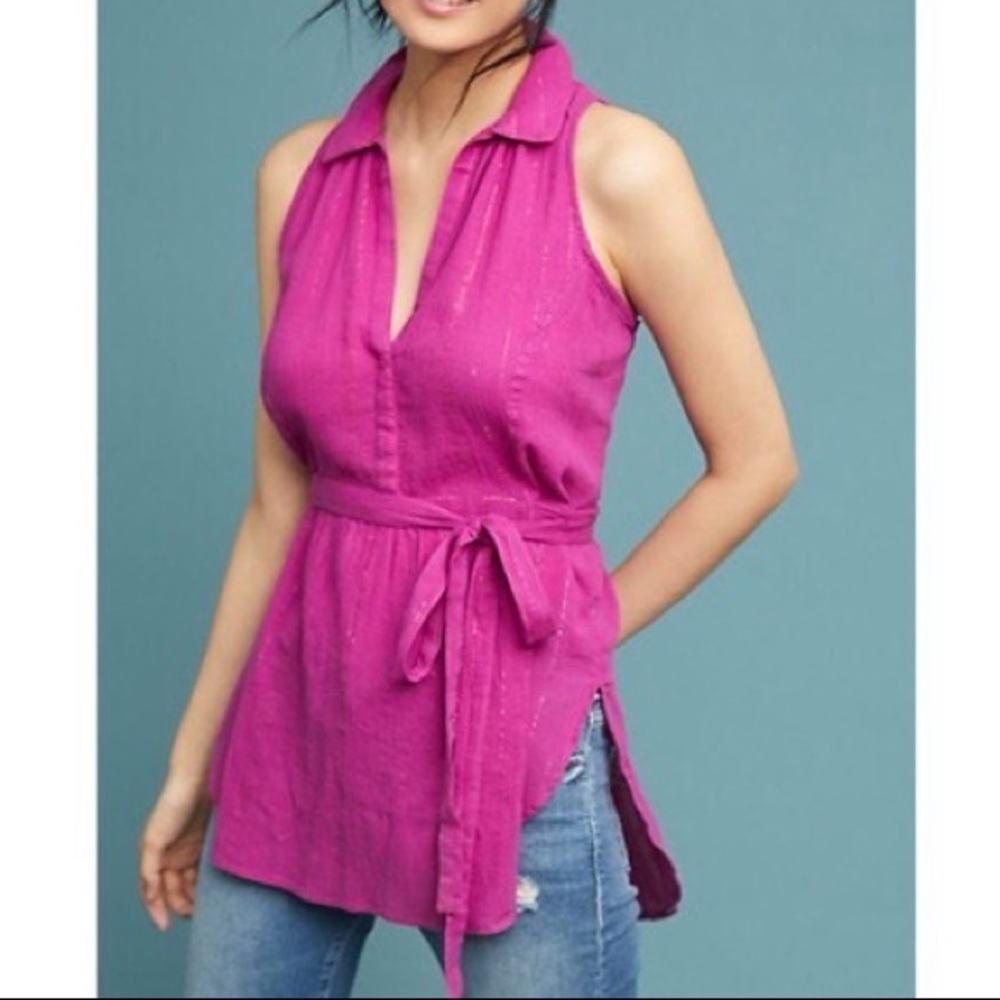 Anthropologie Maeve Batavia‎ Sleeveless Tunic